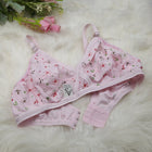 4 Piece summer fabric Printed jersey bra